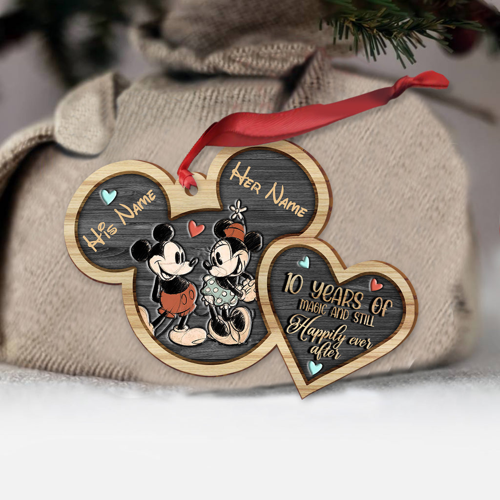 Personalized Mickey Mouse Christmas Ornament Custom Names Gift Ornament GradoCreations