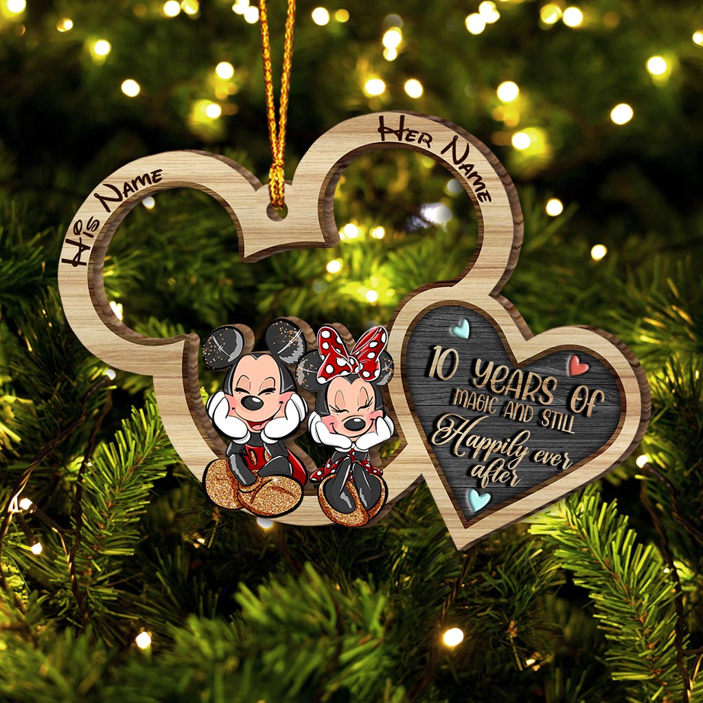 Personalized Christmas Mouse Ornament Custom Name Gift Ornament GradoCreations