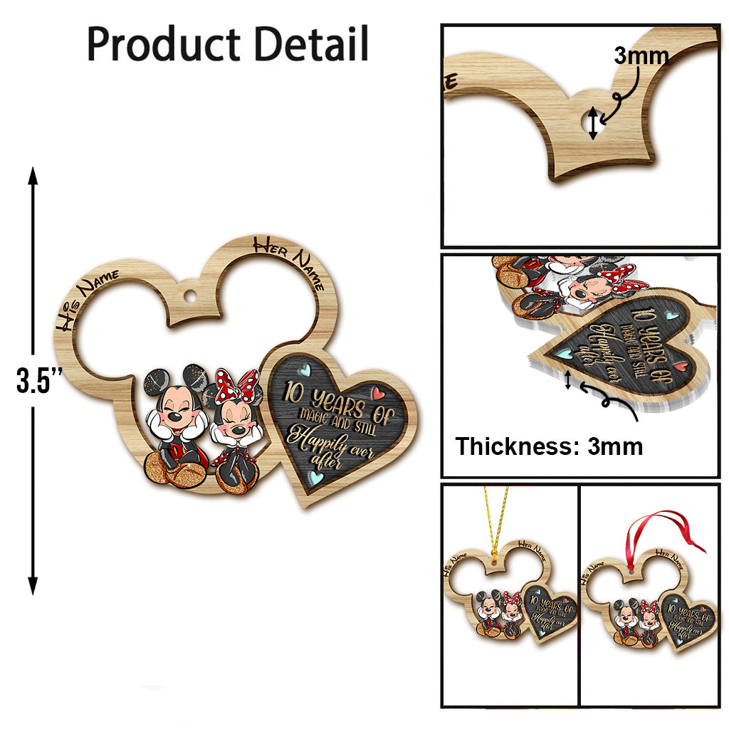Personalized Christmas Mouse Ornament Custom Name Gift Ornament GradoCreations