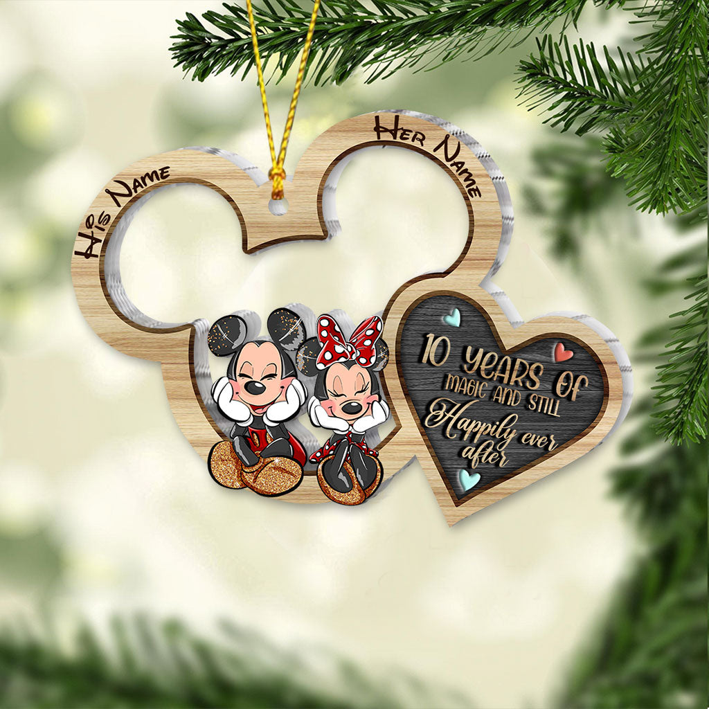 Personalized Christmas Mouse Ornament Custom Name Gift Ornament GradoCreations