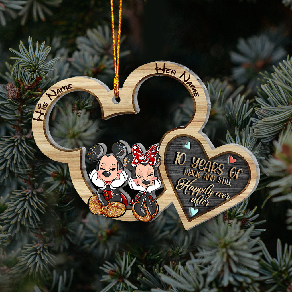 Personalized Christmas Mouse Ornament Custom Name Gift Ornament GradoCreations