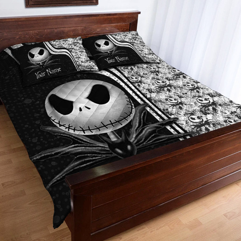 Personalized Halloween Quilt Set Custom Name Gift for Kids Quilt Set GradoCreations