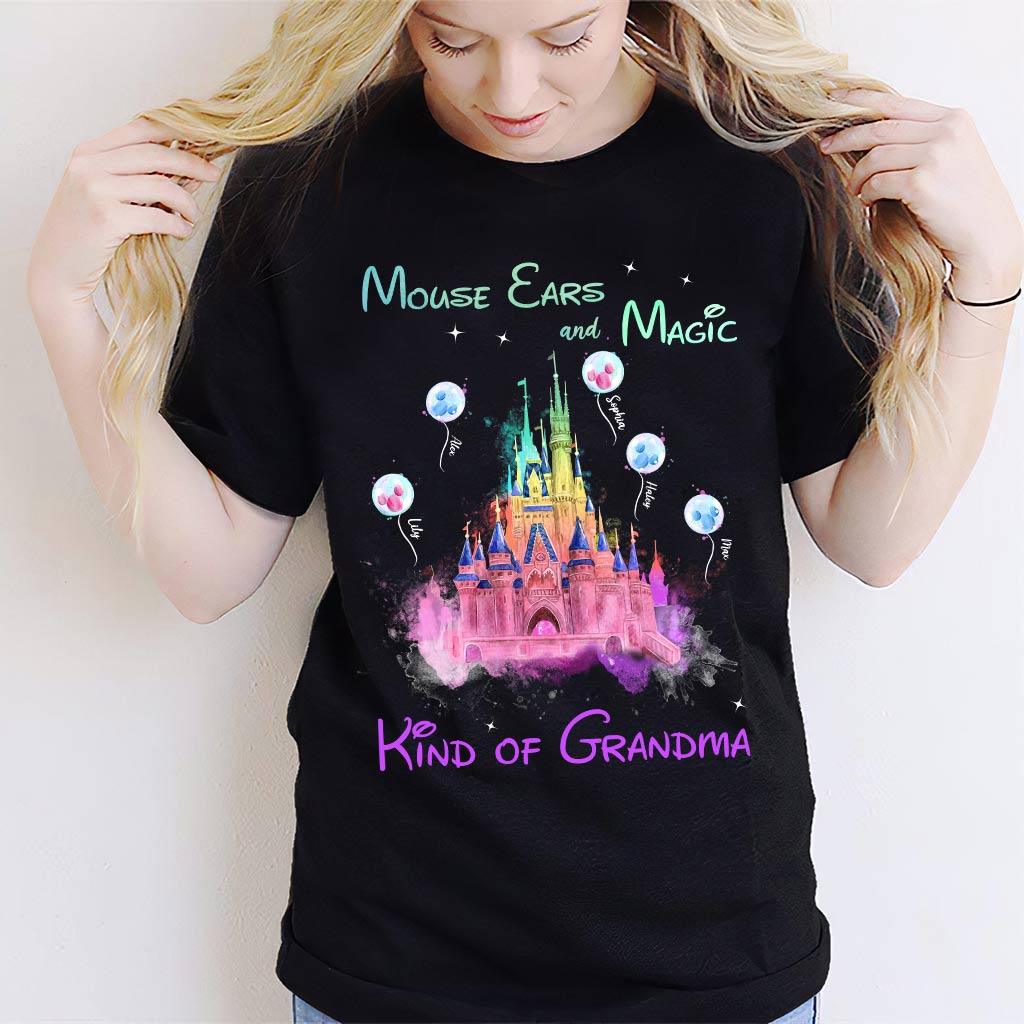 Personalized Mouse Ears T-Shirt for Grandma | Custom Magic Gift T-shirt & Hoodie GradoCreations