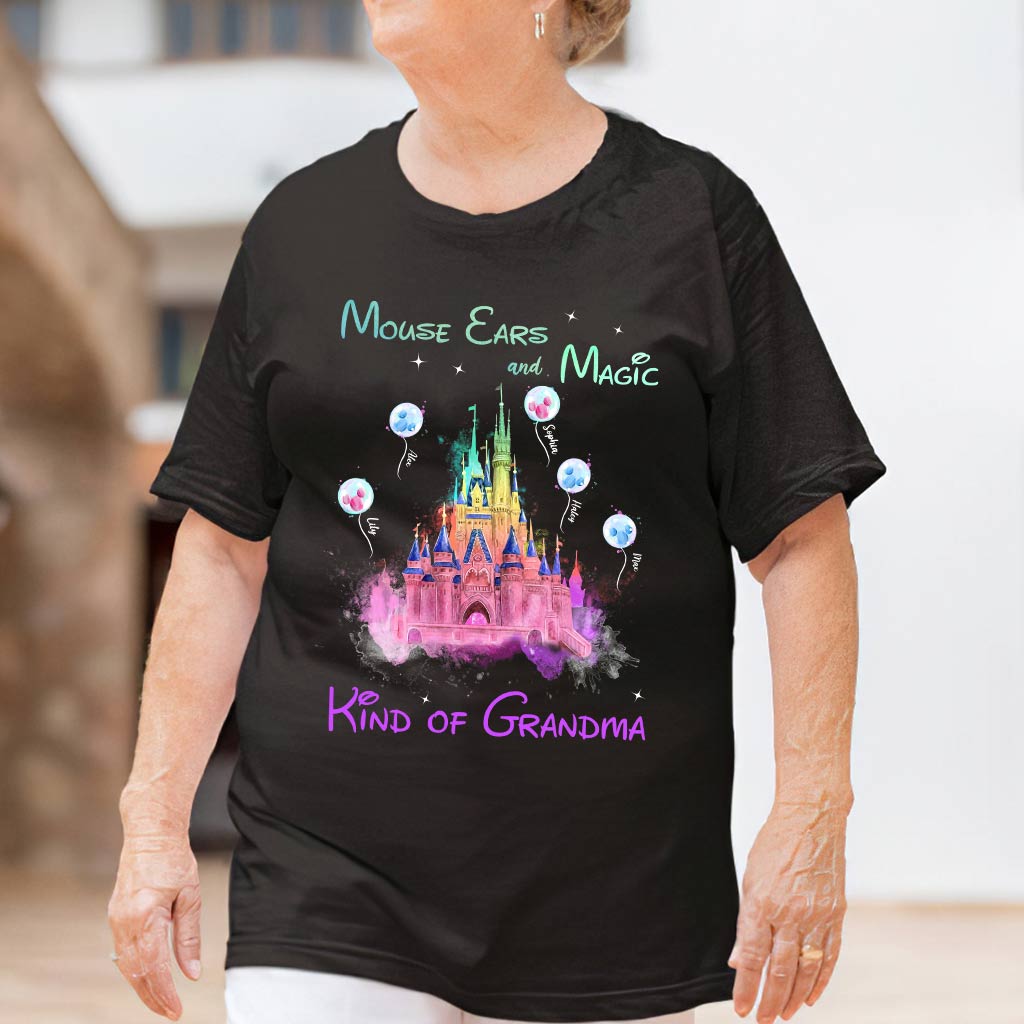 Personalized Mouse Ears T-Shirt for Grandma | Custom Magic Gift T-shirt & Hoodie GradoCreations