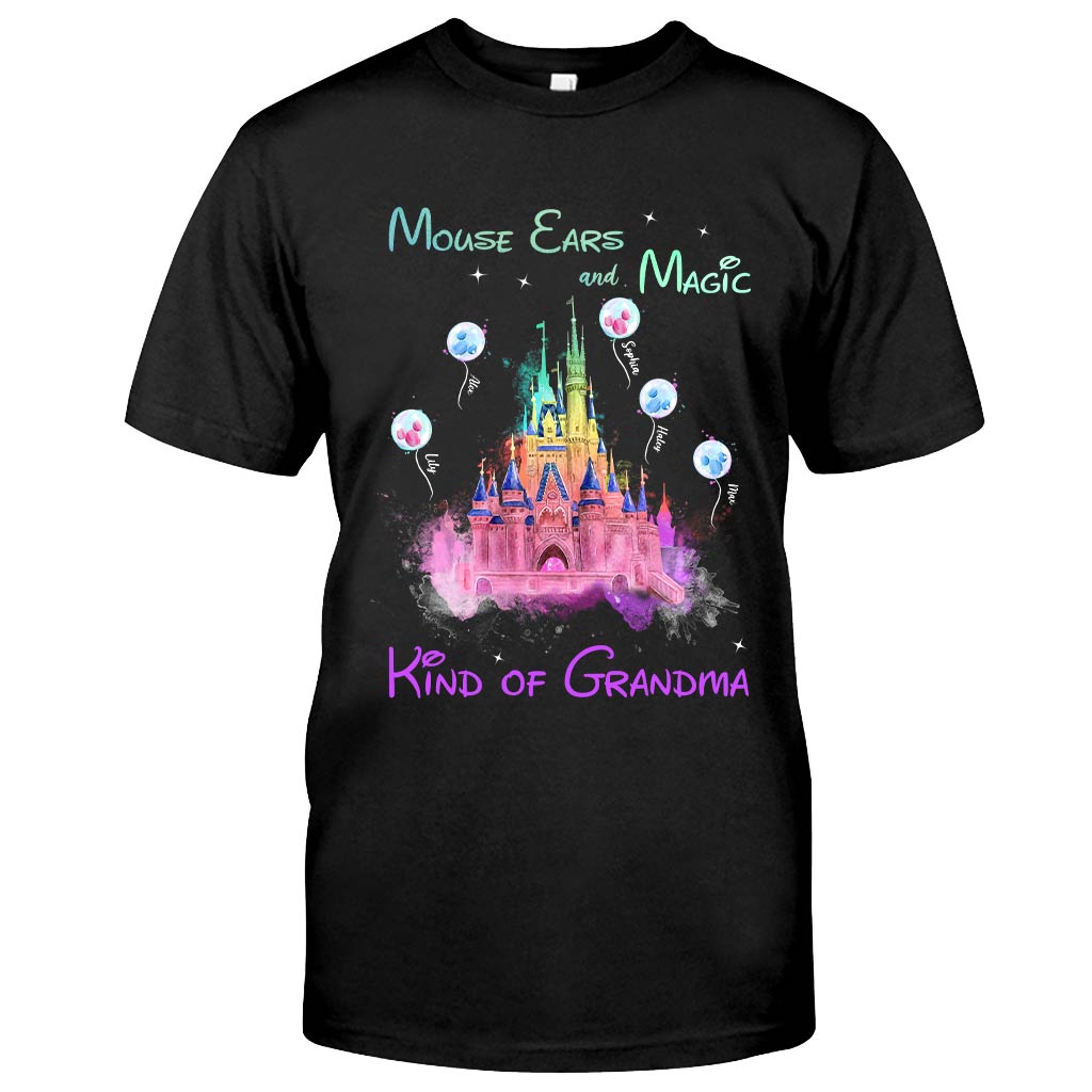 Personalized Mouse Ears T-Shirt for Grandma | Custom Magic Gift T-shirt & Hoodie GradoCreations