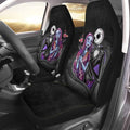 Personalized Nightmare Themed Seat Covers for Couples Seat covers GradoCreations