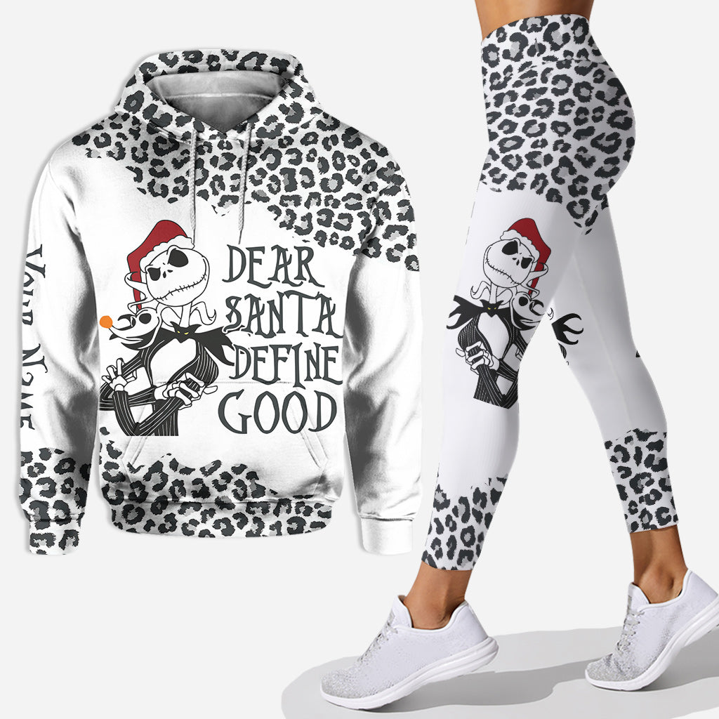 Personalized Christmas Hoodie and Leggings Set with Custom Name Hoodie & Leggings GradoCreations