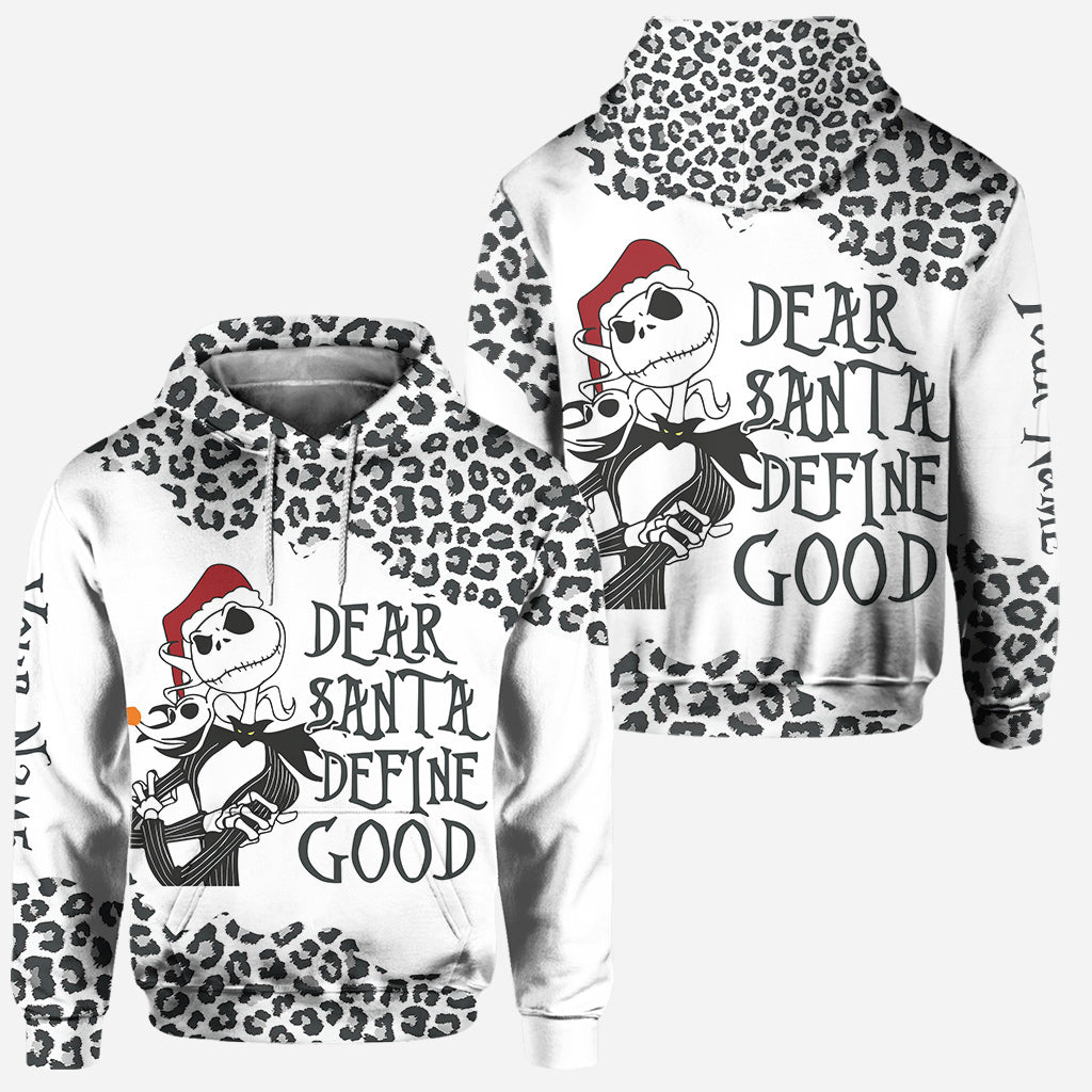 Personalized Christmas Hoodie and Leggings Set with Custom Name Hoodie & Leggings GradoCreations