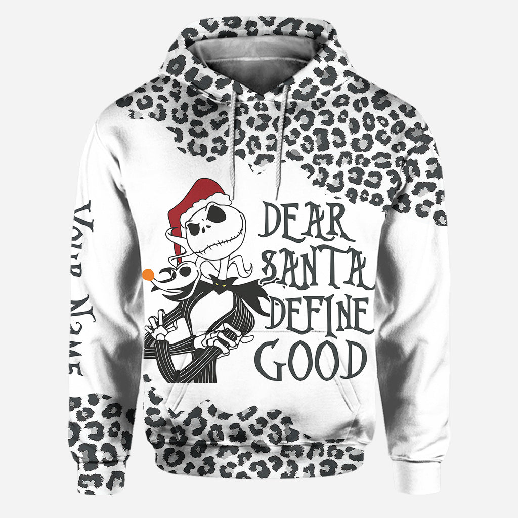 Personalized Christmas Hoodie and Leggings Set with Custom Name Hoodie & Leggings GradoCreations