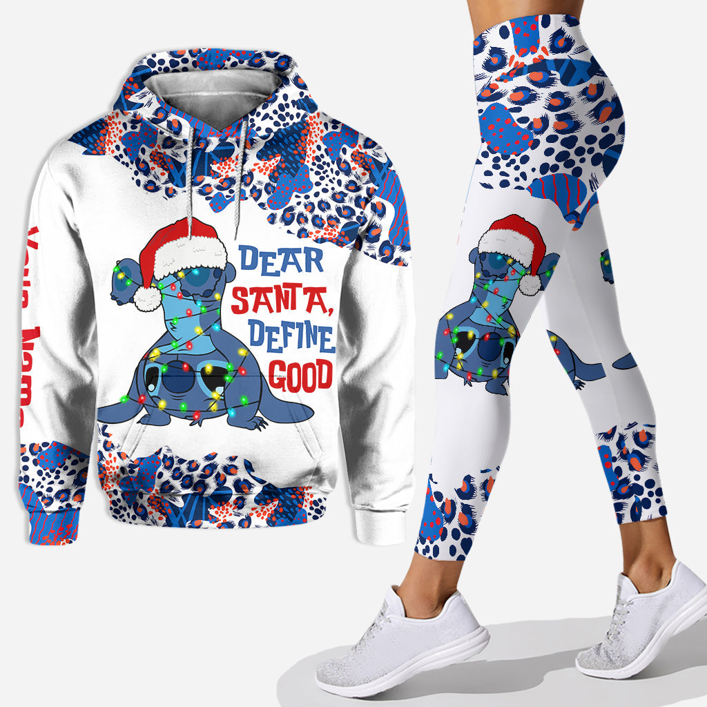 Personalized Christmas Ohana Hoodie & Leggings Set Gift Hoodie & Leggings GradoCreations