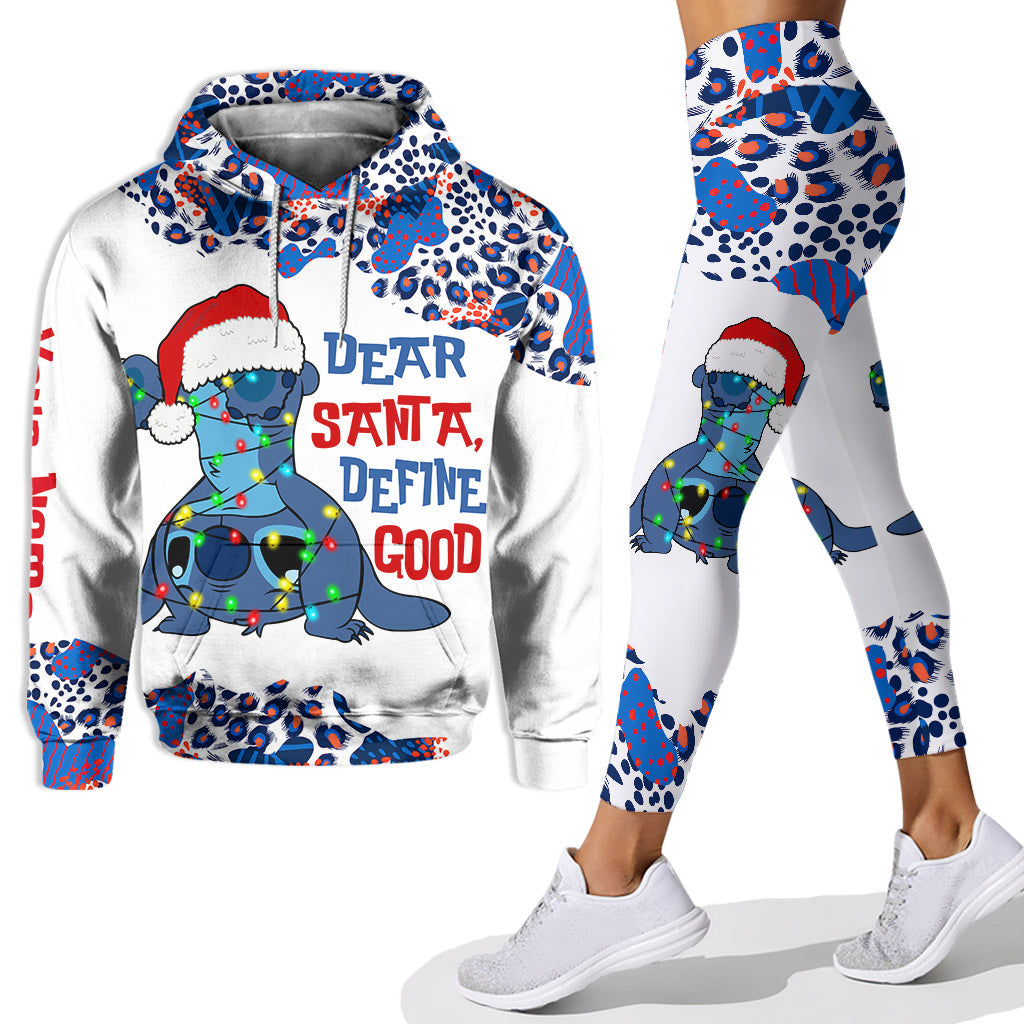 Personalized Christmas Ohana Hoodie & Leggings Set Gift Hoodie & Leggings GradoCreations