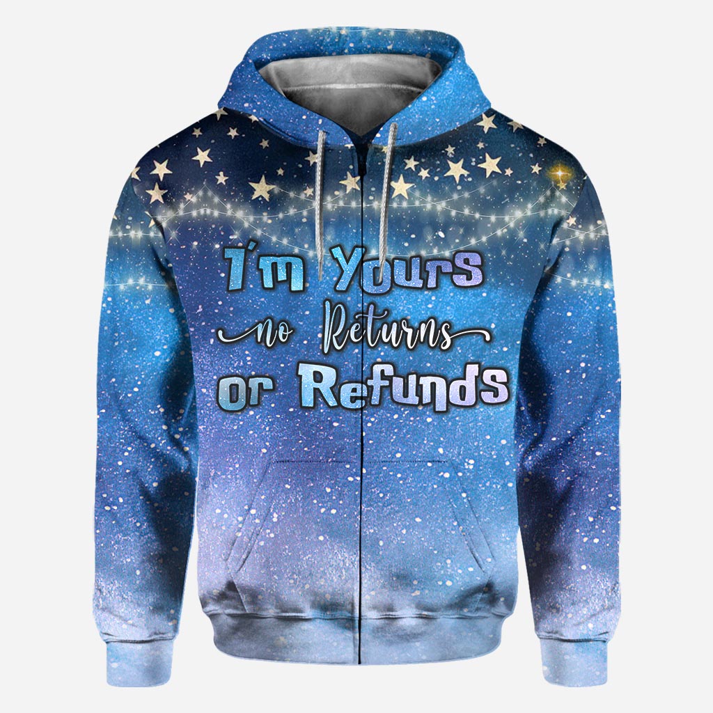 Personalized Couple Ohana Hoodie Galaxy Print Custom Names Gift All Over Shirt GradoCreations