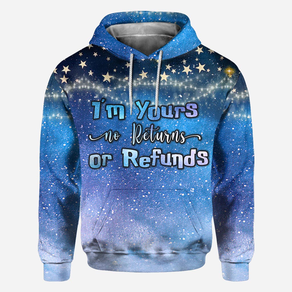 Personalized Couple Ohana Hoodie Galaxy Print Custom Names Gift All Over Shirt GradoCreations