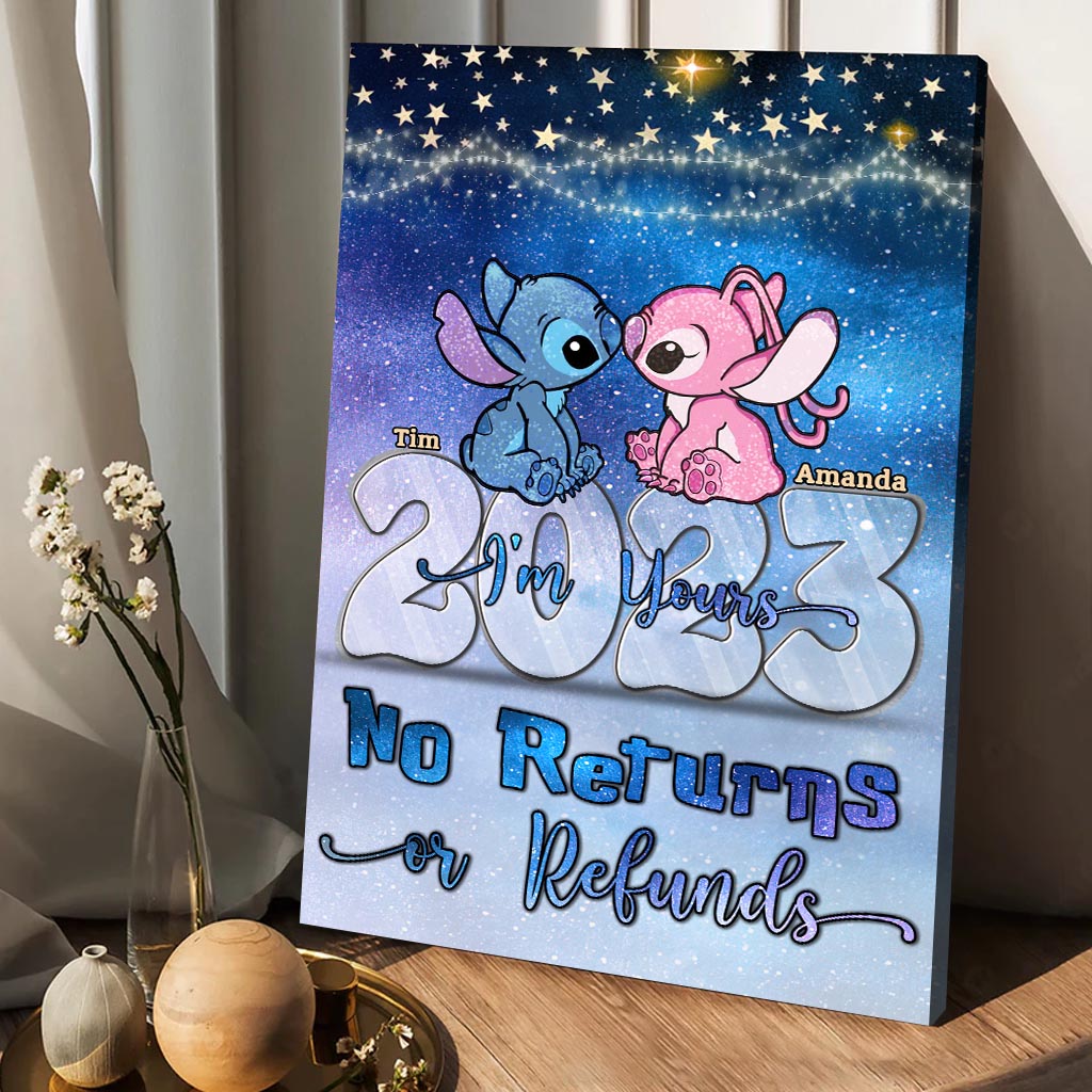 Personalized Canvas Art for Couples - Custom Name Ohana Print Gift Canvas and Poster GradoCreations