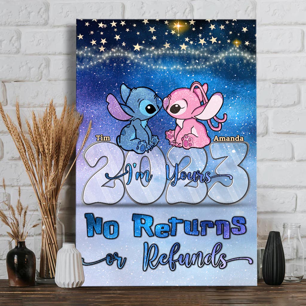 Personalized Canvas Art for Couples - Custom Name Ohana Print Gift Canvas and Poster GradoCreations