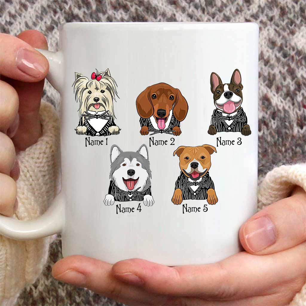 Personalized Dog Mug Custom Names for Dog Lovers Gift Mug GradoCreations