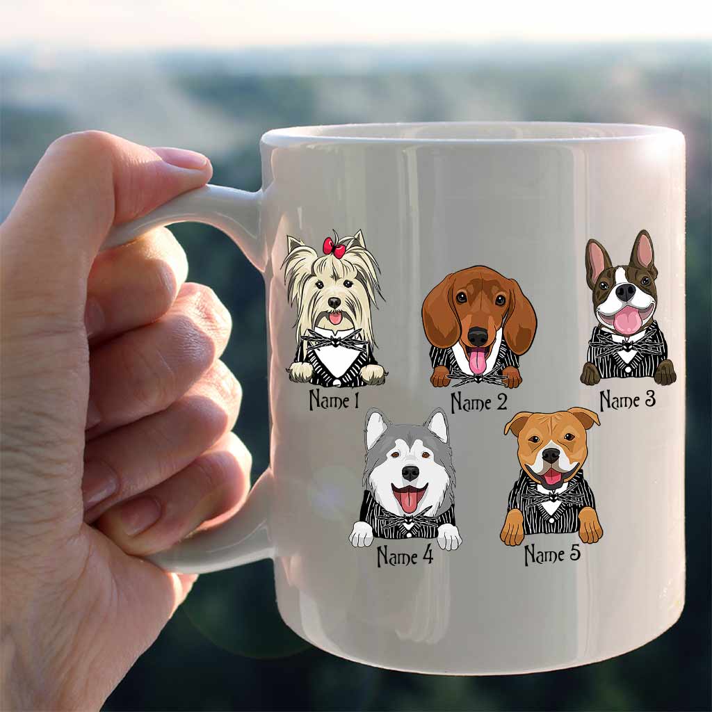 Personalized Dog Mug Custom Names for Dog Lovers Gift Mug GradoCreations