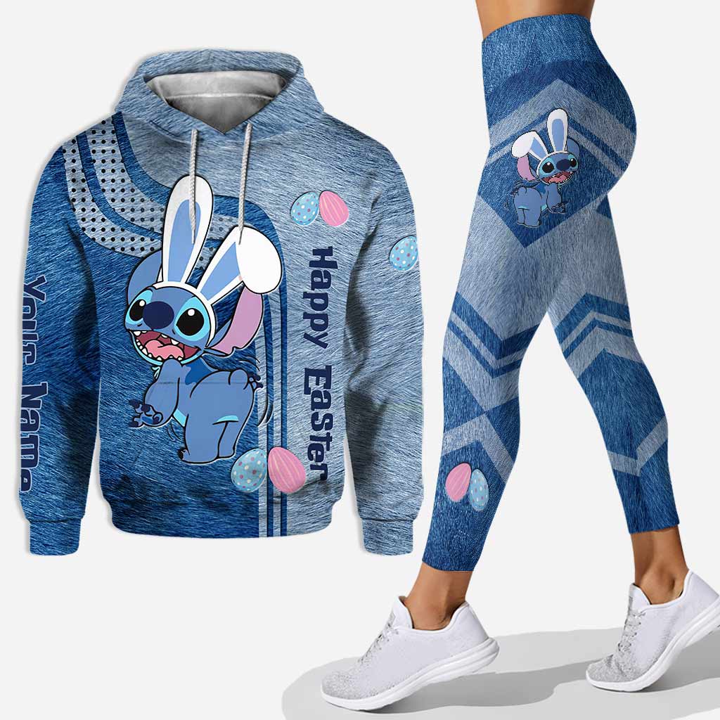 Personalized Easter Hoodie and Leggings Set Custom Name Gift Hoodie & Leggings GradoCreations