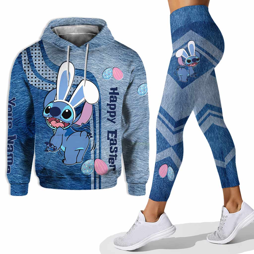 Personalized Easter Hoodie and Leggings Set Custom Name Gift Hoodie & Leggings GradoCreations