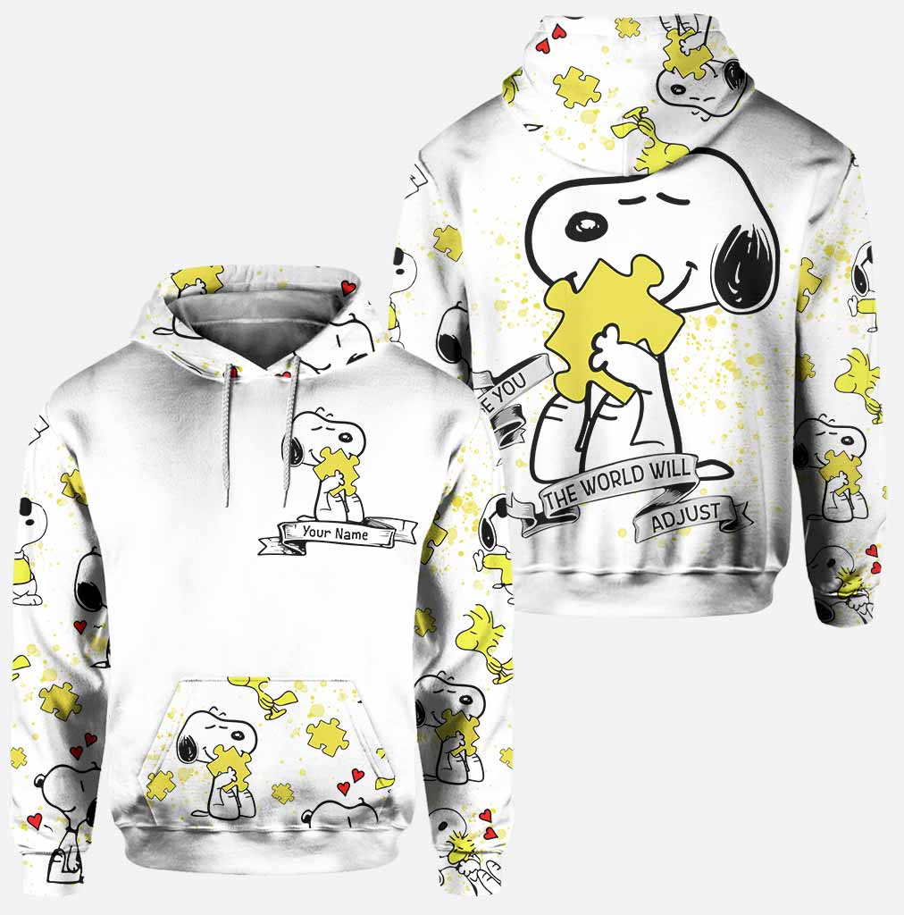 Personalized Autism Awareness Hoodie and Leggings Set for Kids Hoodie & Leggings GradoCreations