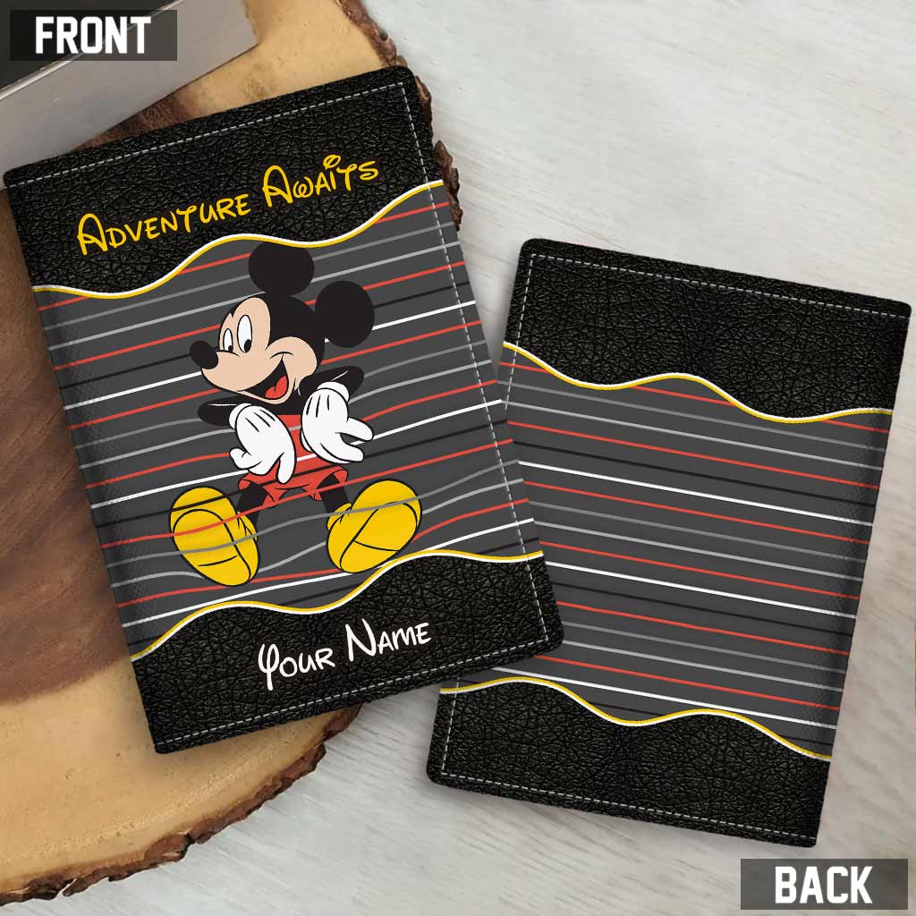 Personalized Mouse Passport Holder Custom Name Travel Gift for Kids Passport Holder GradoCreations