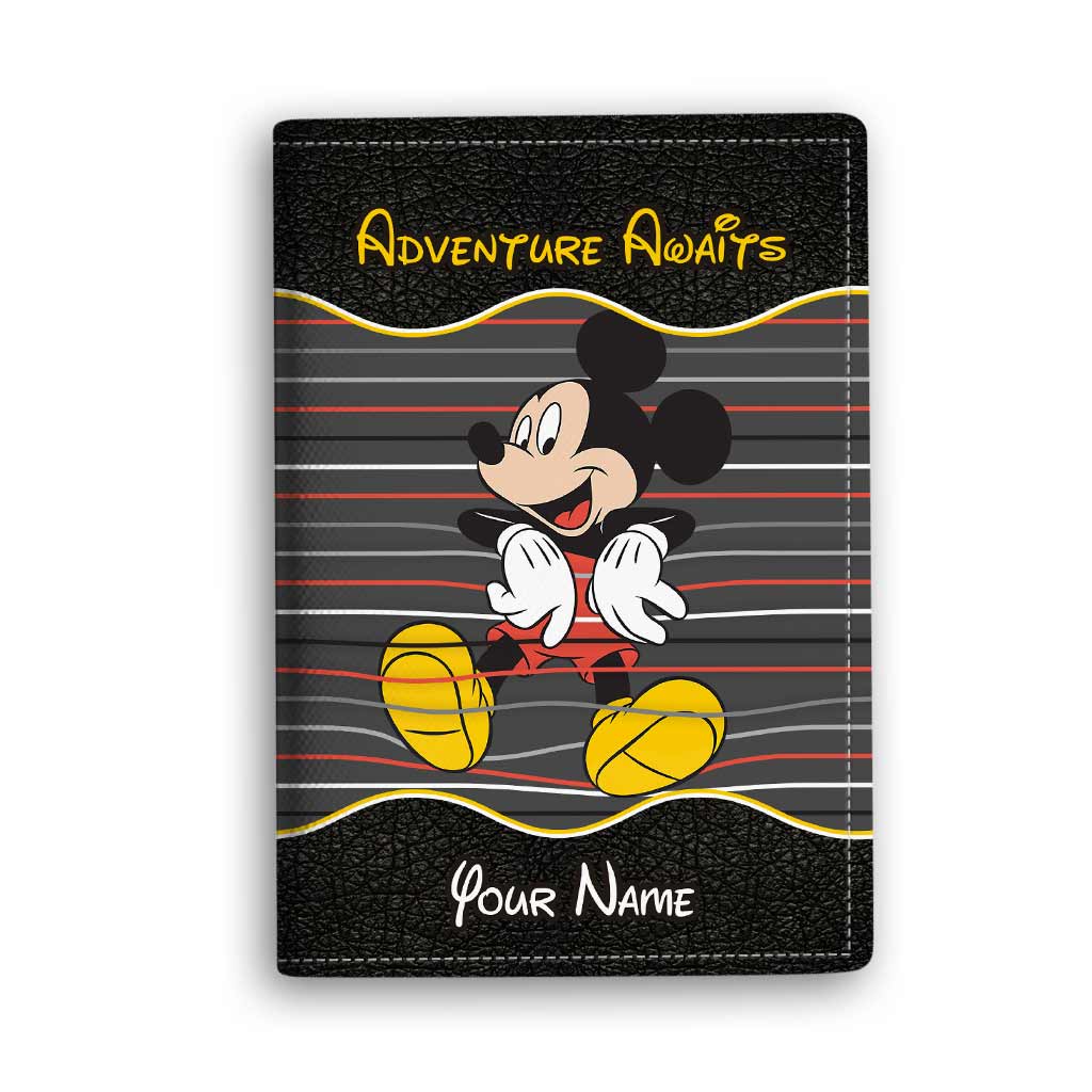 Personalized Mouse Passport Holder Custom Name Travel Gift for Kids Passport Holder GradoCreations