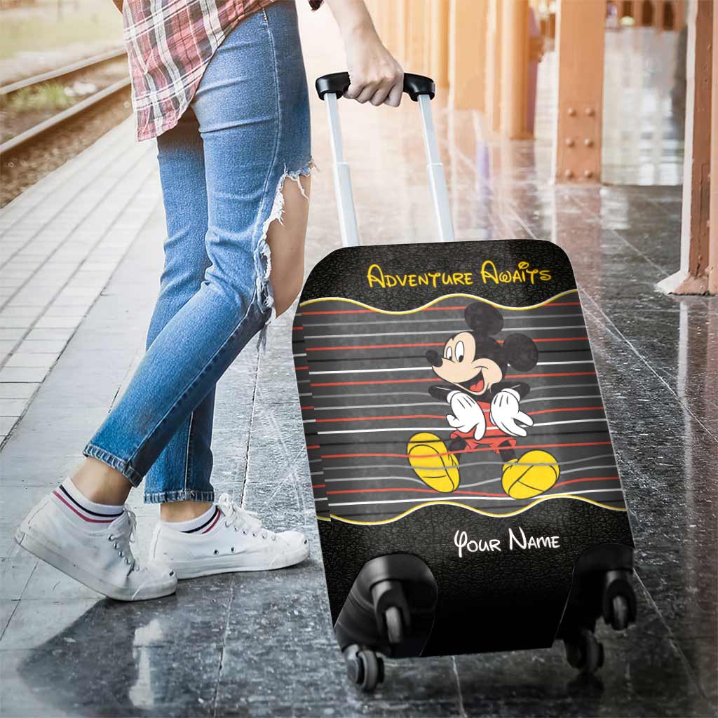 Personalized Disney Mickey Mouse Luggage Cover for Travel Luggage Cover GradoCreations