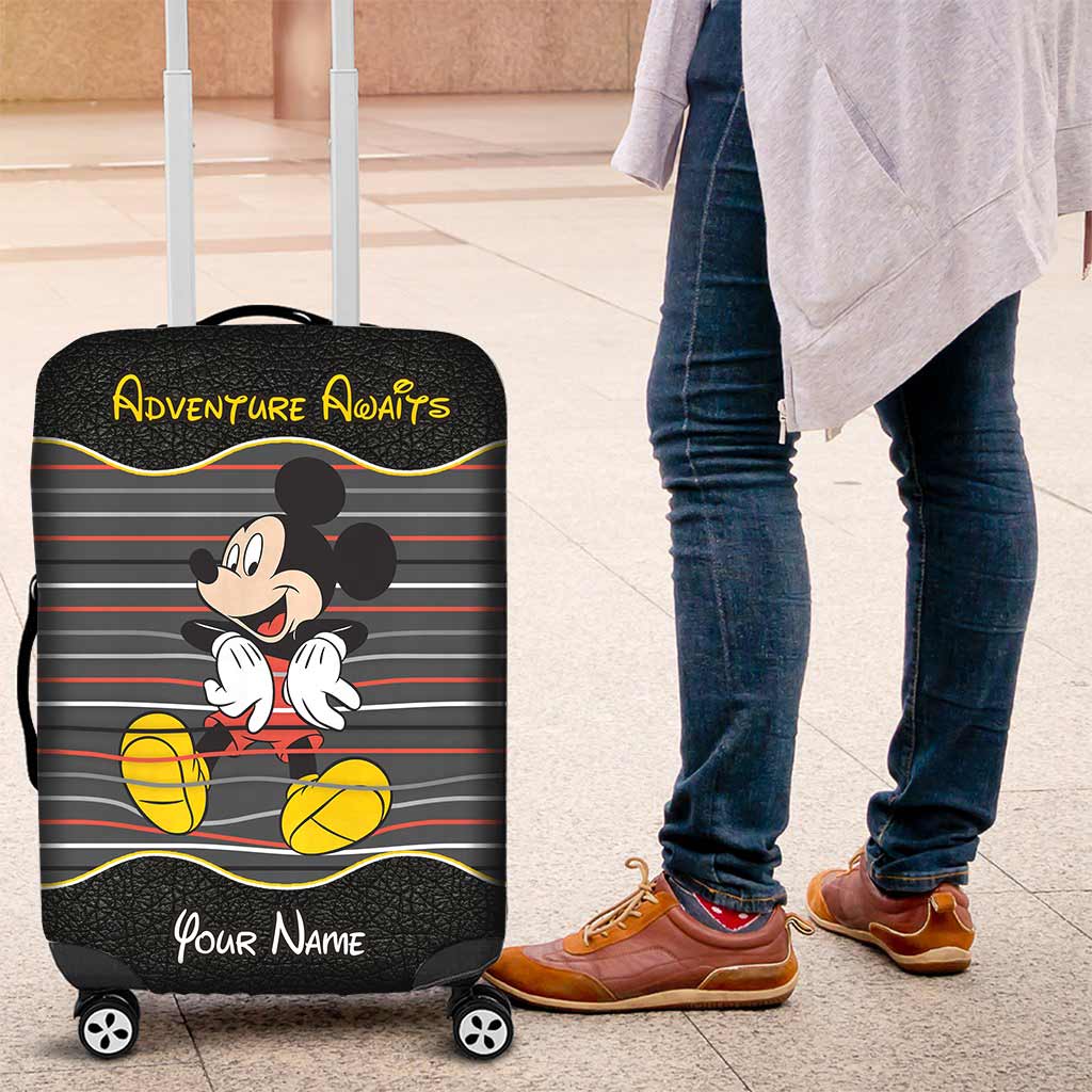 Personalized Disney Mickey Mouse Luggage Cover for Travel Luggage Cover GradoCreations