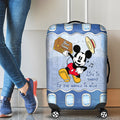 Personalized Mouse Luggage Cover with Name | Travel Gift for Kids Luggage Cover GradoCreations