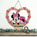 Personalized Minnie Mouse Wood Sign Gift for Grandma - Mother's Day Wood Sign GradoCreations