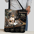 Personalized Disney Nana Stuff Tote Bag Custom Names Gift Idea Tote Bag GradoCreations