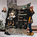 Personalized Mouse Blanket Best Grandma Ever Custom Name Gift for Mother's Day Blanket GradoCreations