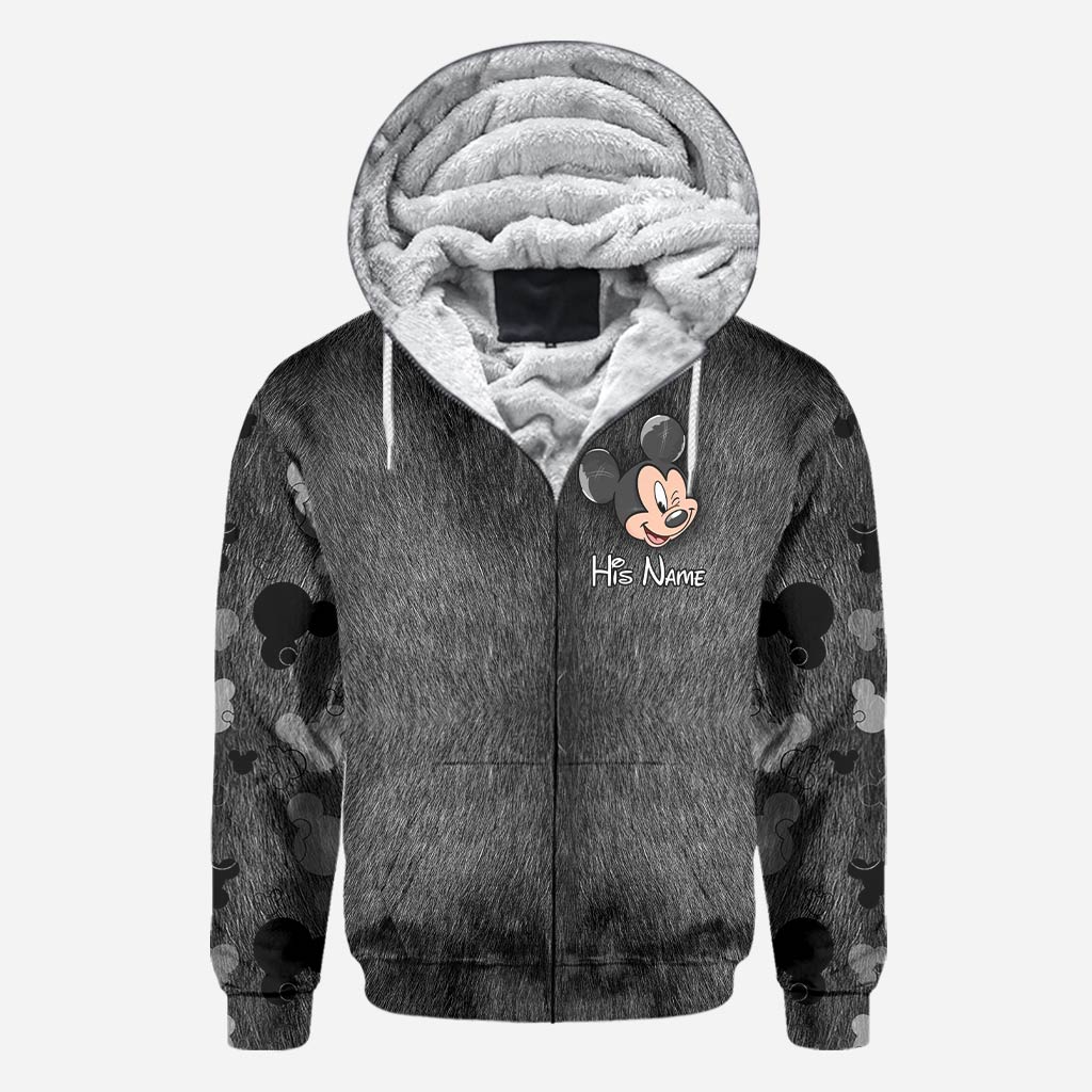 Personalized Couple Mouse All Over T-shirt Hoodie Custom Names Gift All Over Shirt GradoCreations