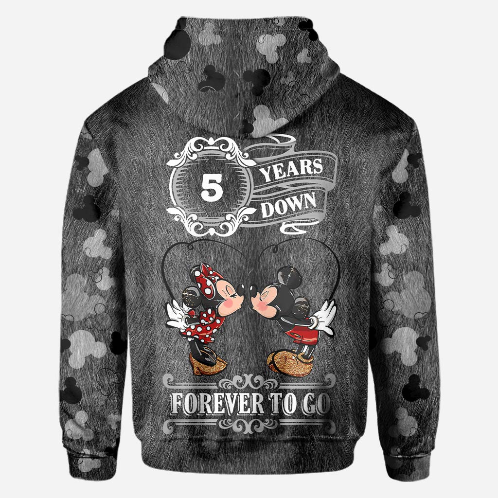 Personalized Couple Mouse All Over T-shirt Hoodie Custom Names Gift All Over Shirt GradoCreations