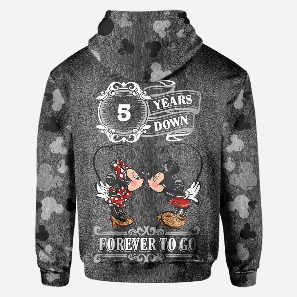 Personalized Couple Mouse All Over T-shirt Hoodie Custom Names Gift All Over Shirt GradoCreations