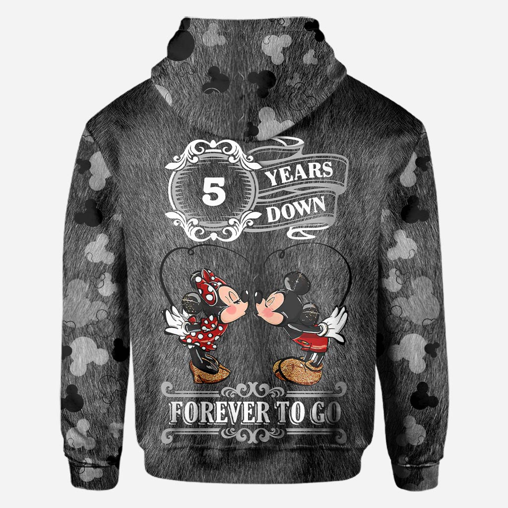 Personalized Couple Mouse All Over T-shirt Hoodie Custom Names Gift All Over Shirt GradoCreations