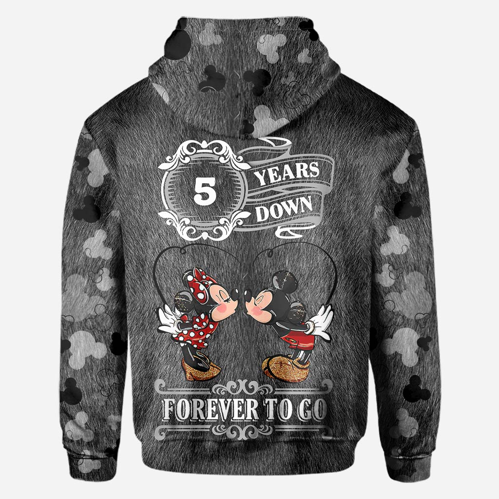 Personalized Couple Mouse All Over T-shirt Hoodie Custom Names Gift All Over Shirt GradoCreations