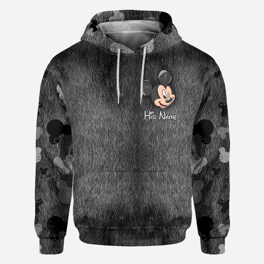 Personalized Couple Mouse All Over T-shirt Hoodie Custom Names Gift All Over Shirt GradoCreations