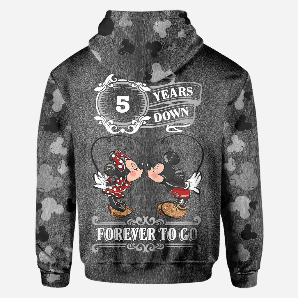 Personalized Couple Mouse All Over T-shirt Hoodie Custom Names Gift All Over Shirt GradoCreations