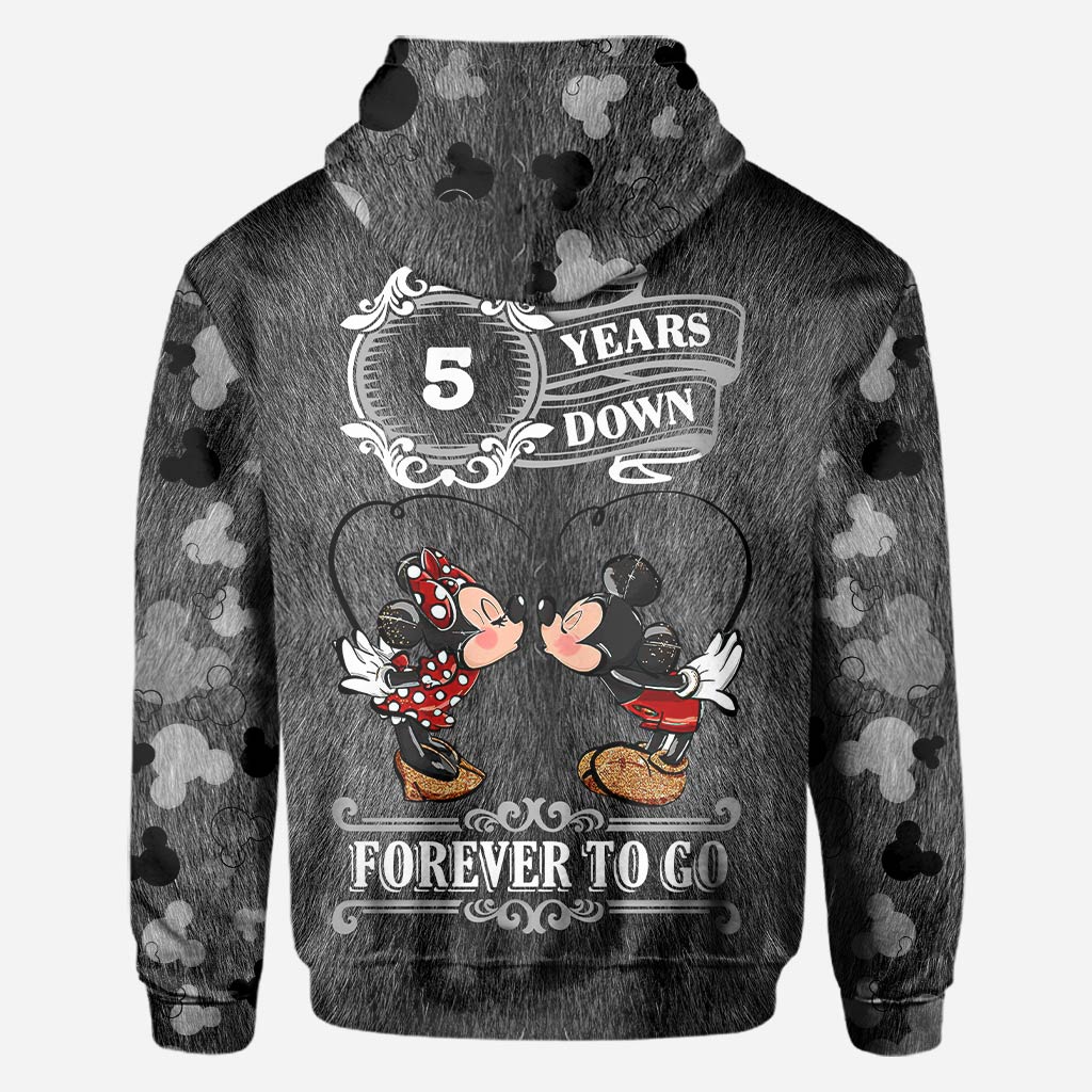 Personalized Couple Mouse All Over T-shirt Hoodie Custom Names Gift All Over Shirt GradoCreations