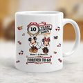 Personalized Couple Mug with Custom Names Unique Gift Idea Mug GradoCreations