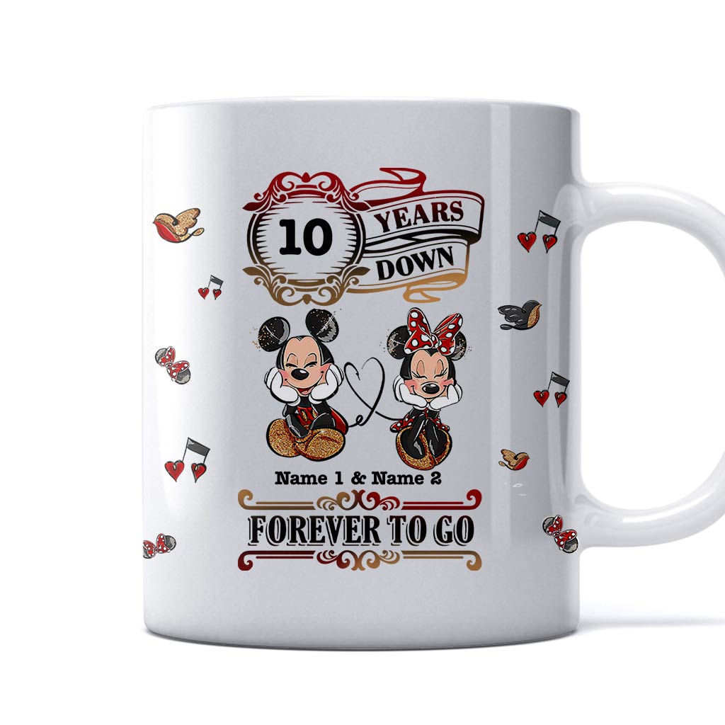 Personalized Couple Mug with Custom Names Unique Gift Idea Mug GradoCreations
