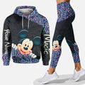 Personalized Holographic Leopard Hoodie & Leggings Set for Kids Hoodie & Leggings GradoCreations