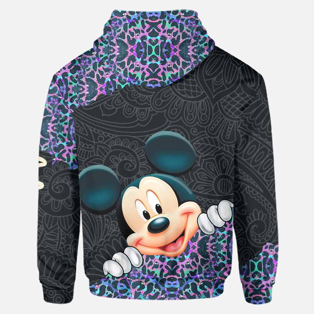 Personalized Holographic Leopard Hoodie & Leggings Set for Kids Hoodie & Leggings GradoCreations