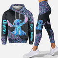 Personalized Holographic Leopard Ohana Hoodie & Leggings Gift Hoodie & Leggings GradoCreations