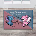 Personalized Home Sweet Home Doormat Custom Couple Gift Doormat GradoCreations
