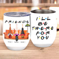 Personalized Bestie Wine Tumbler Custom Name Gift for Friends Wine Tumbler GradoCreations