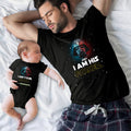 Personalized Star Wars Father and Son T-Shirt & Onesie Set Gift T-shirt And Baby Onesie GradoCreations