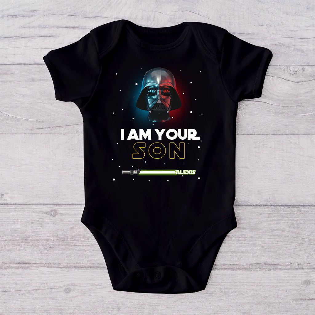 Personalized Star Wars Father and Son T-Shirt & Onesie Set Gift T-shirt And Baby Onesie GradoCreations