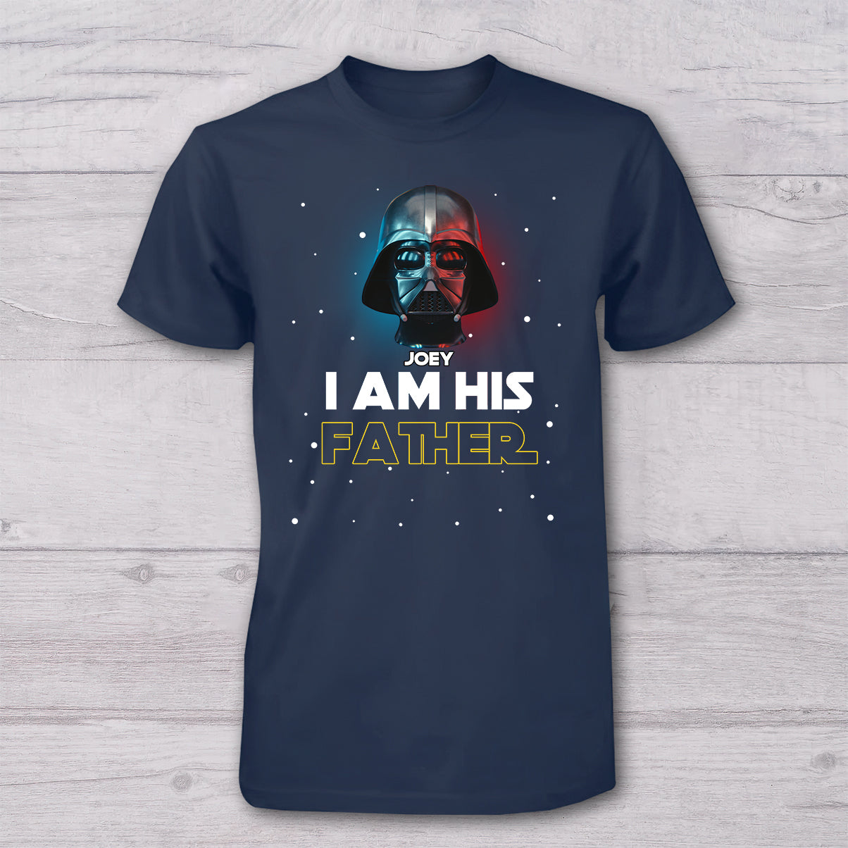 Personalized Star Wars Father and Son T-Shirt & Onesie Set Gift T-shirt And Baby Onesie GradoCreations